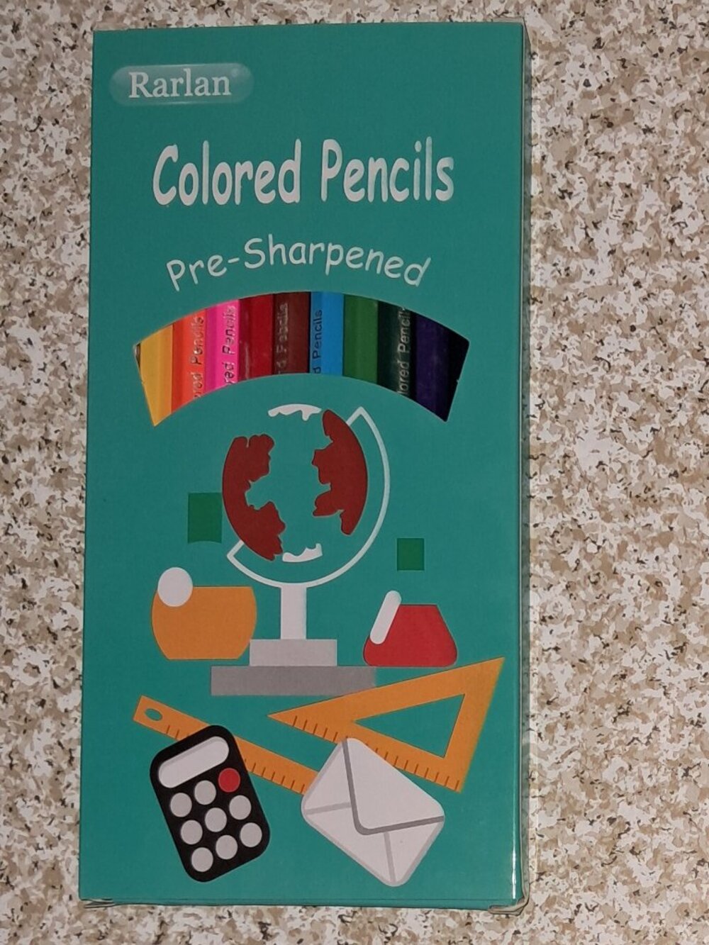 NEW Rarlan 12 Pre Sharpened Colored Pencils Nontoxic